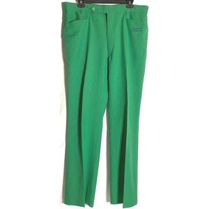 Vintage Hogan Oyster Reef Hilton Head Island Green Polyester Golf Pants 36x32